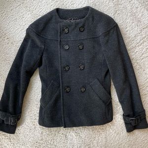 Charcoal Pea Coat by BCBG MaxAzria